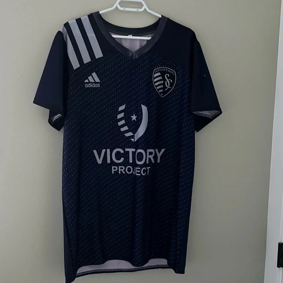 Adidas Sporting Kansas City Victory Project XXL Gianluca Busio Jersey - Picture 1 of 3
